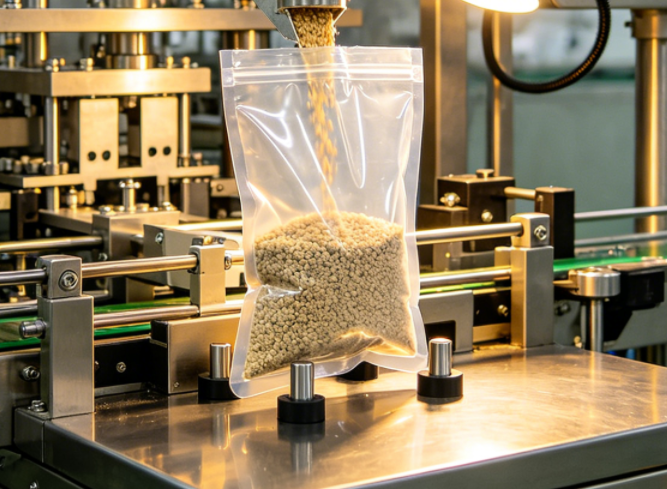 how to fill stand up pouches