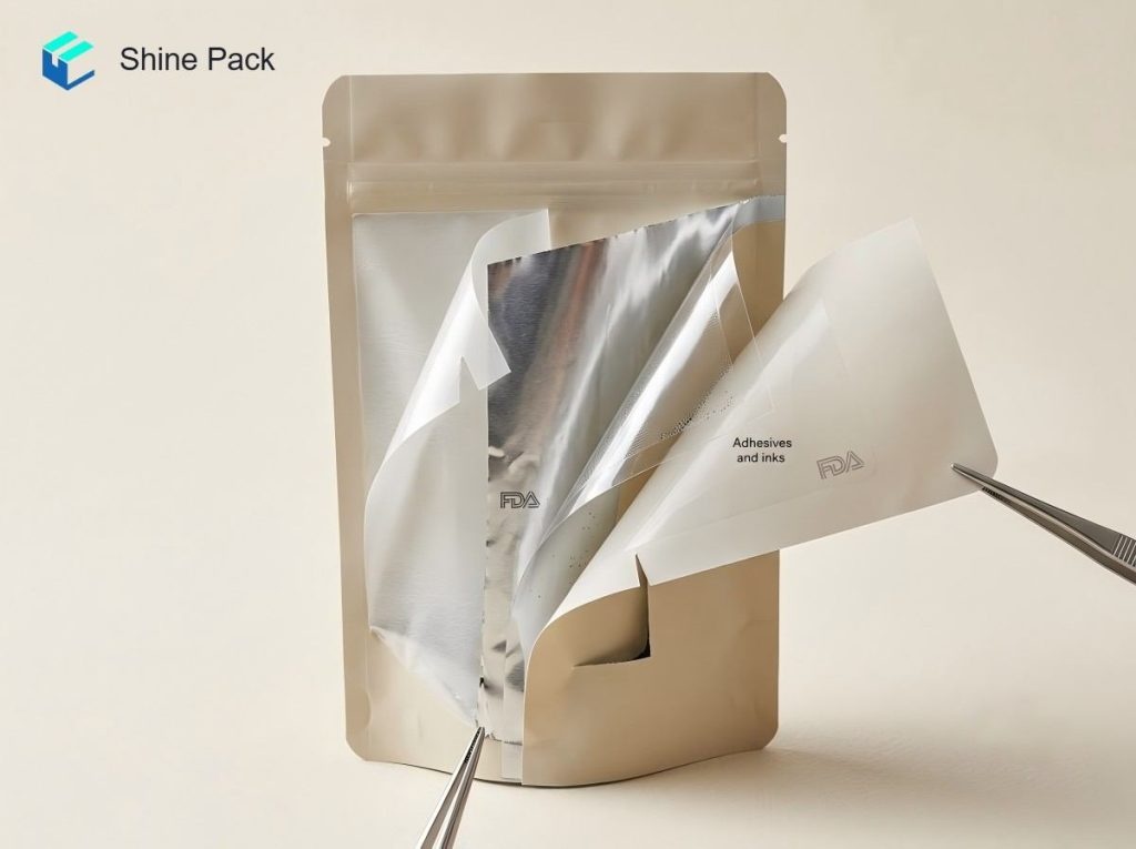 Stand up pouch manufacturing structure