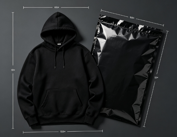 poly mailer for hoodies