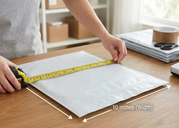 measure poly mailer for shipping